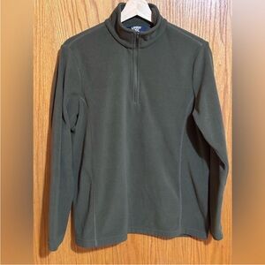 Lands' End Anyweather Fleece Women’s Quarter Zip Size Med